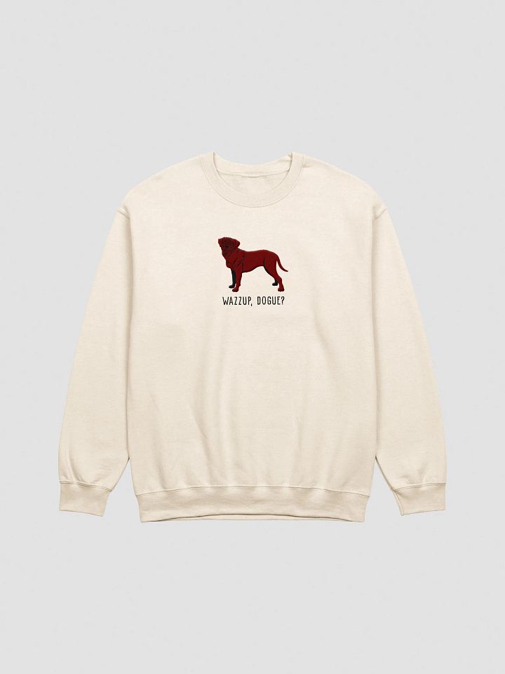 Wazzup, Dogue Sweatshirt (Embroidered) of a Dogue de Bordeaux(Chocolate) product image (1)