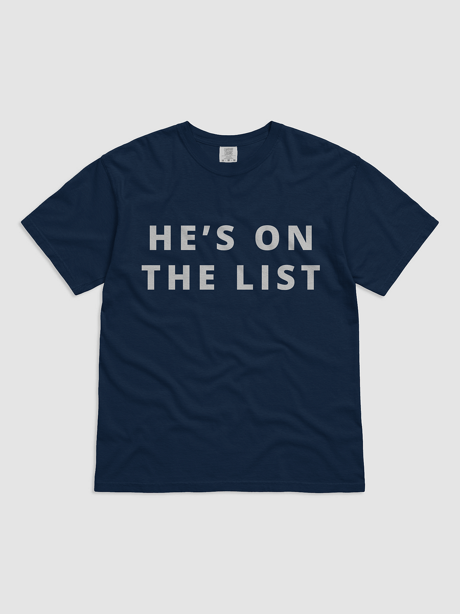 He's on the List Tee, product image (5)