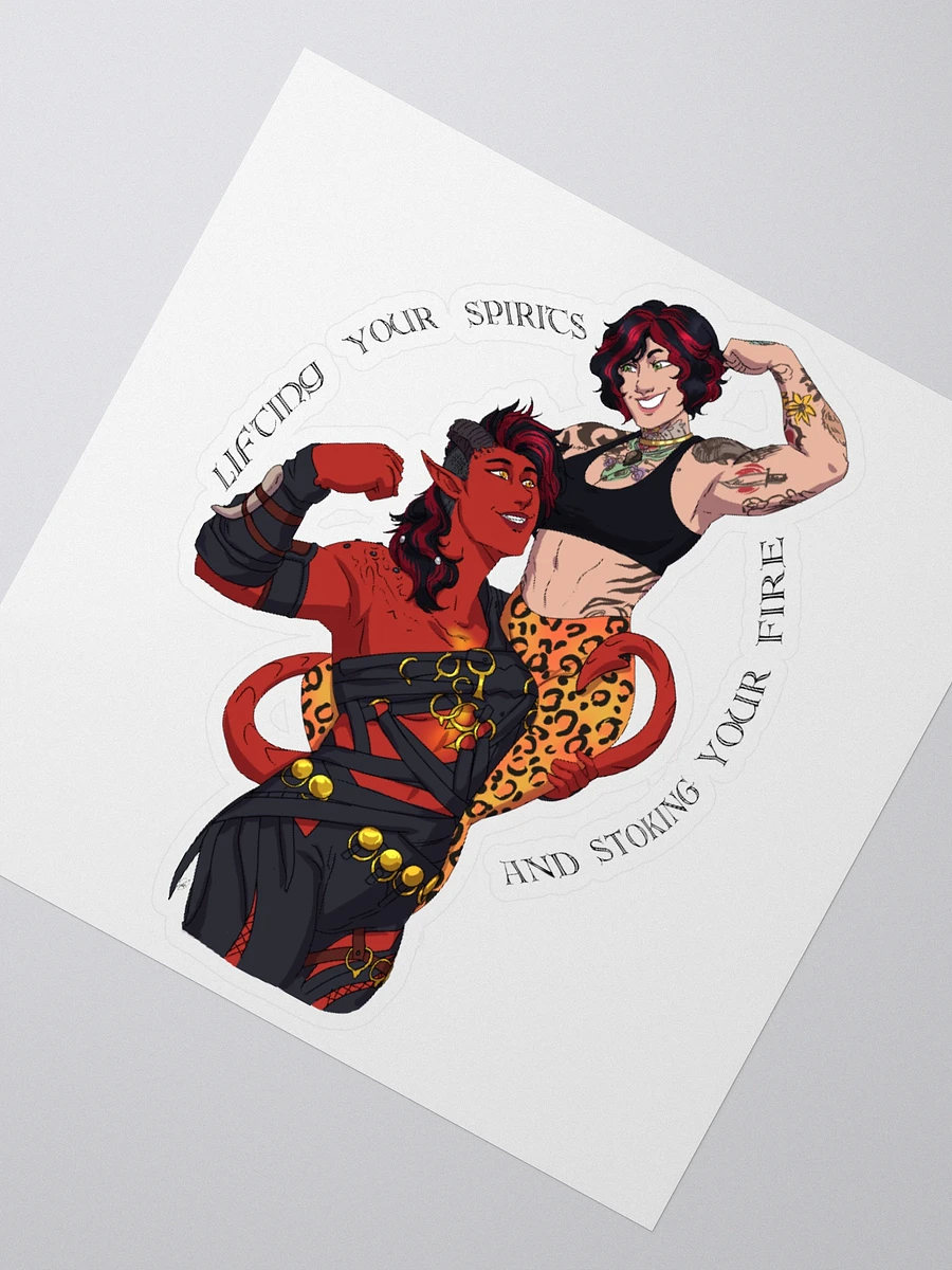 Tiefling x Ivy Combo! - Sticker product image (2)