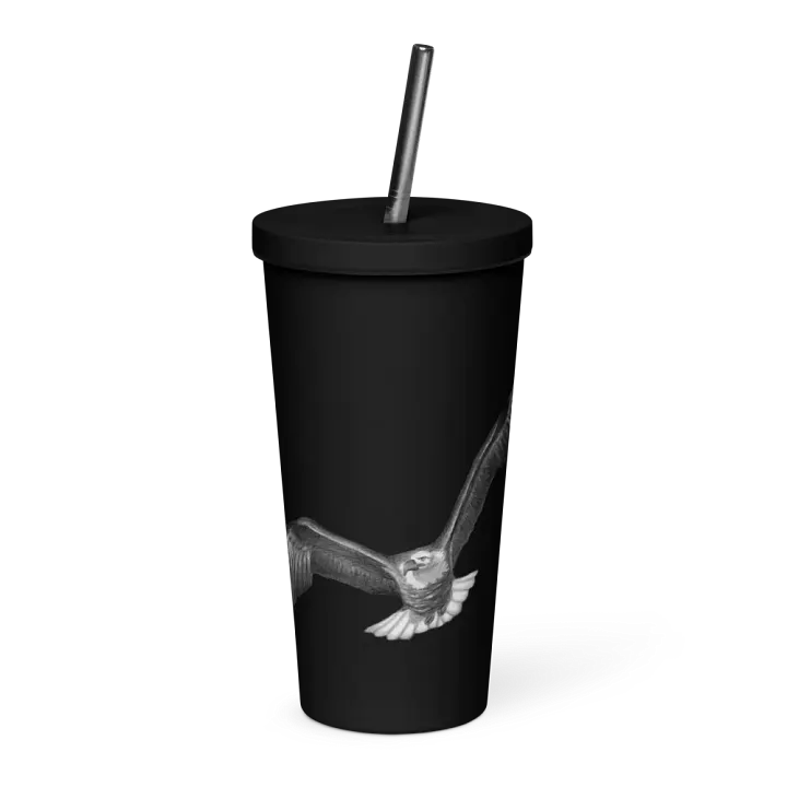 Eagle Drawing Straw Cup product image (1)