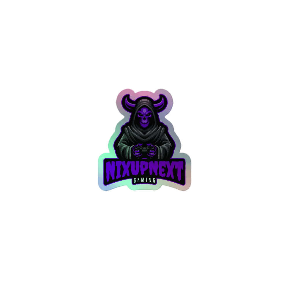 NixUpNext Gaming Holographic Sticker product image (1)