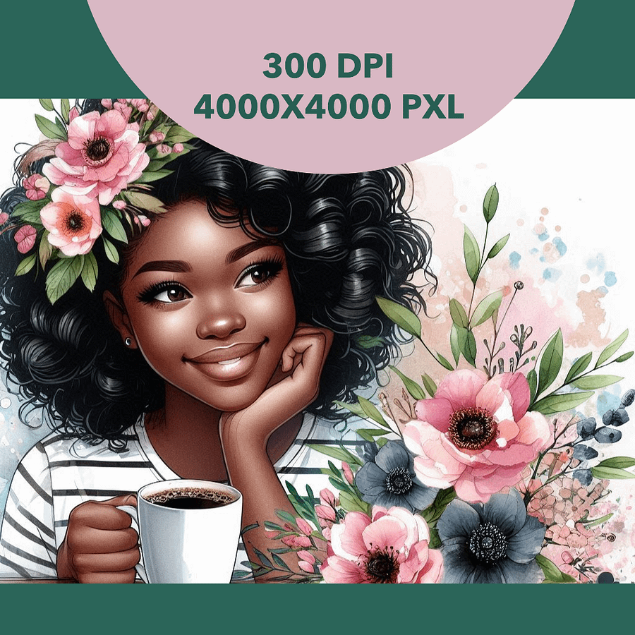 Watercolor Coffee Mama's Clipart Bundle product image (3)