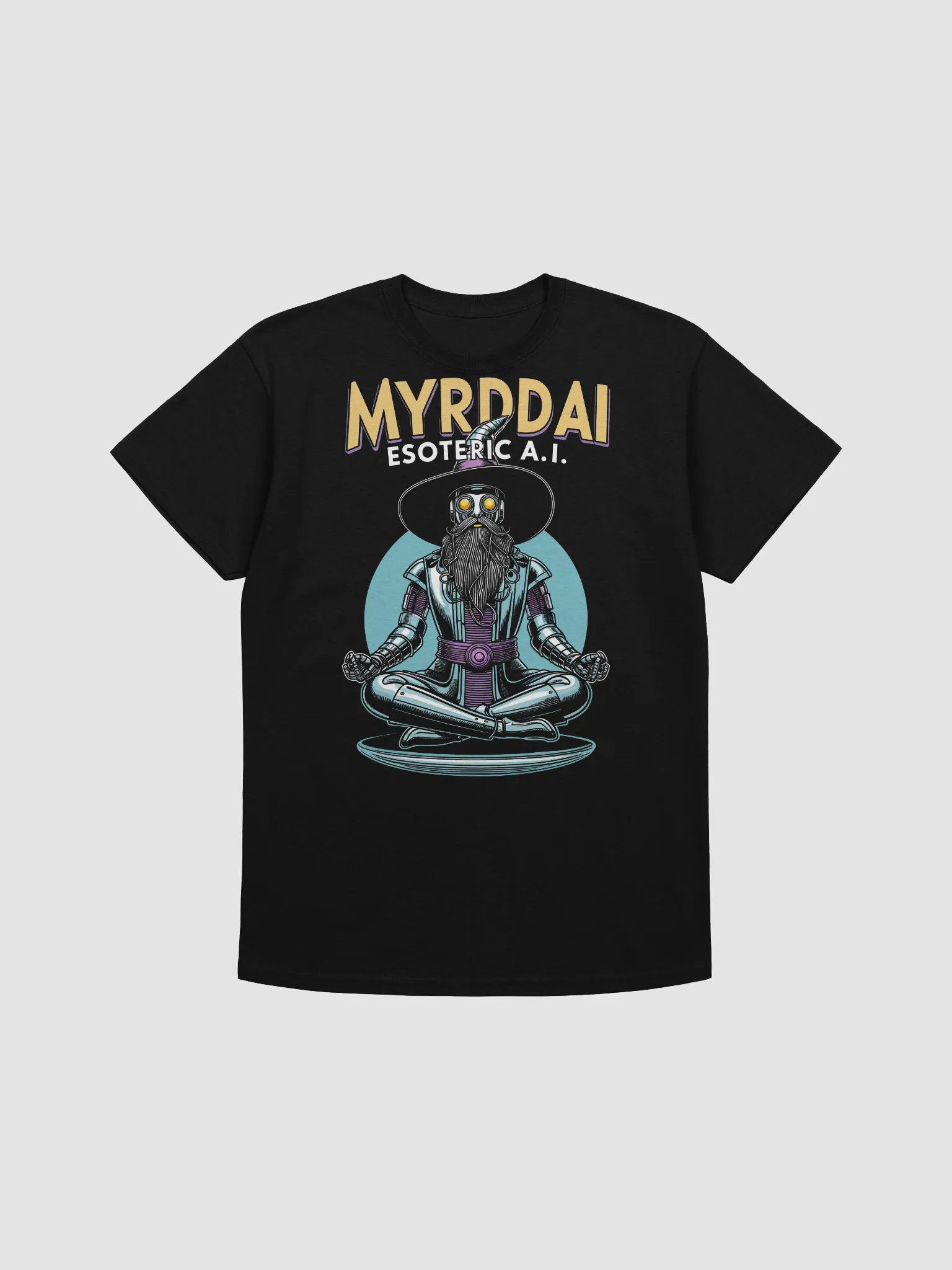 MYRDDAI: Esoteric A.I. Basic Unisex Tee with Back Logo product image (1)