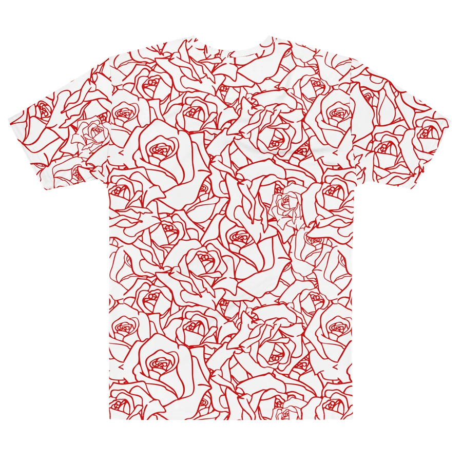 Loads of Roses · white-red crew neck t-shirt product image (7)