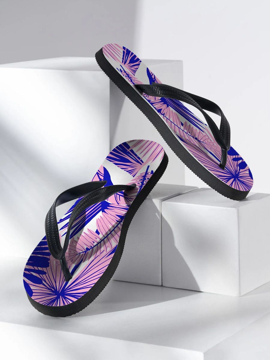 Vibrant Fronds Flip Flops product image (3)