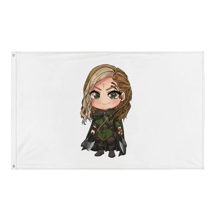 Queen Alpha Jen Character Flag product image (1)