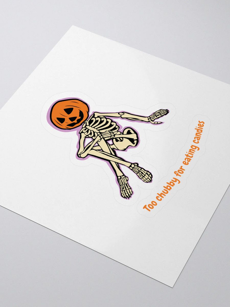 Spooky Skeleton Pumpkin Sticker product image (3)
