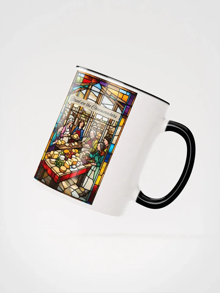 Blessed are the Cheesemakers Stained Glass Mug #03 product image (2)