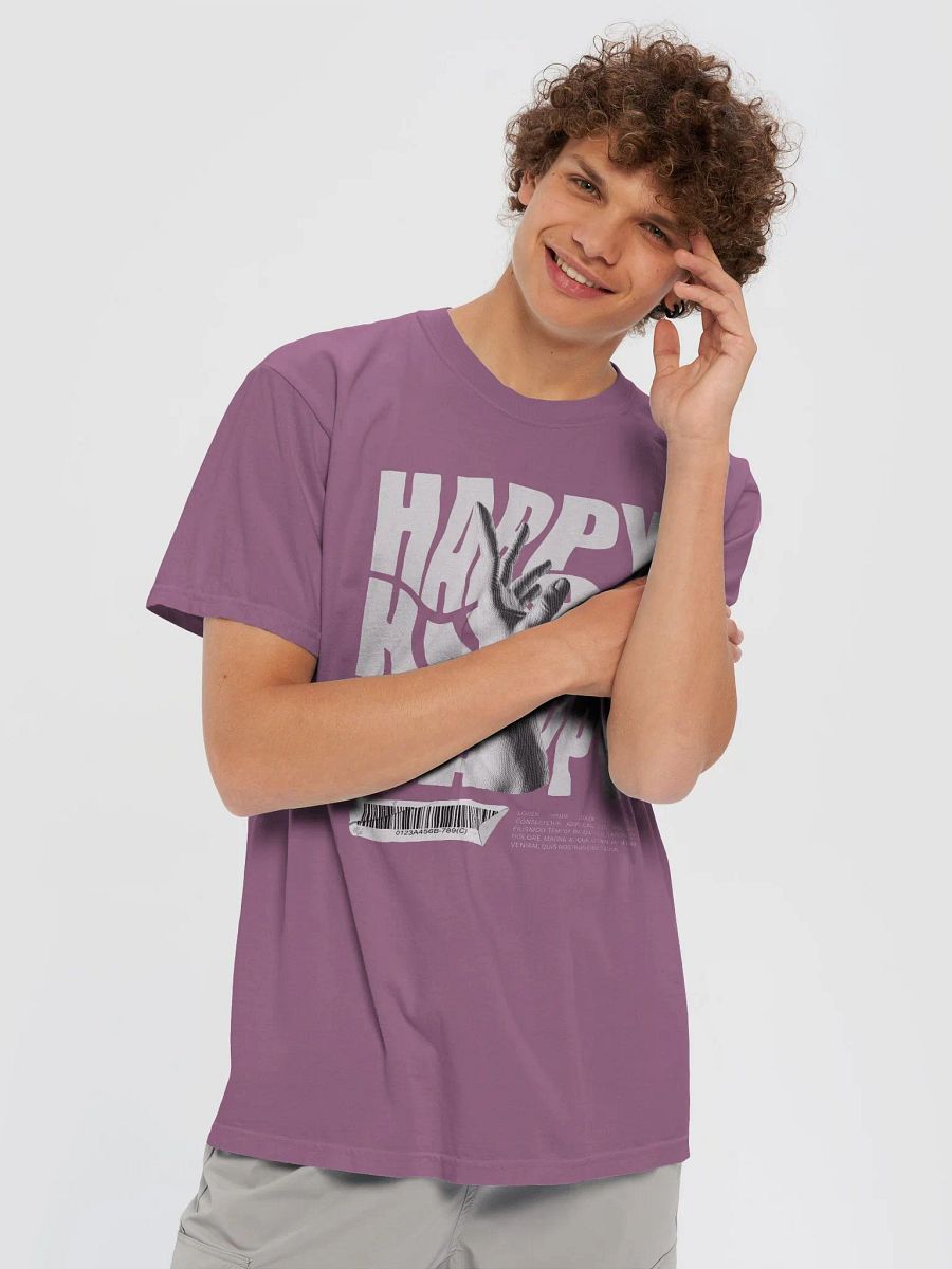 Happy Gesture Barcode T-Shirt product image (5)