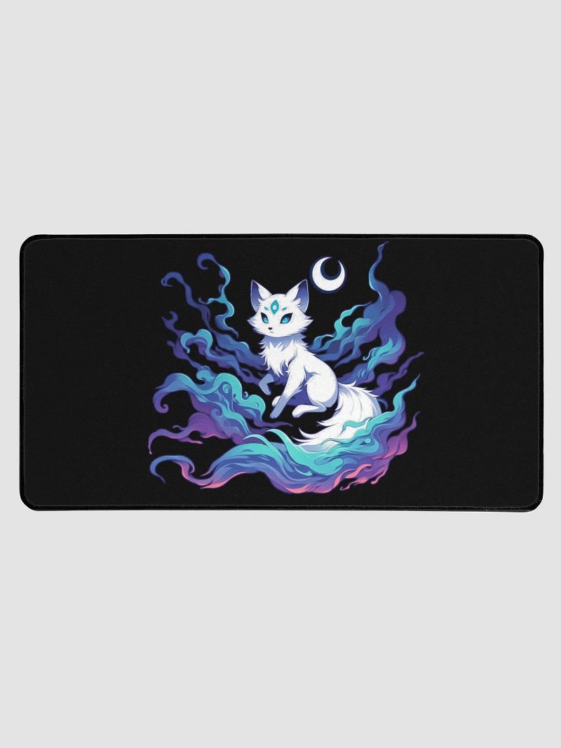 Mystical Moon Fox Desk Mat