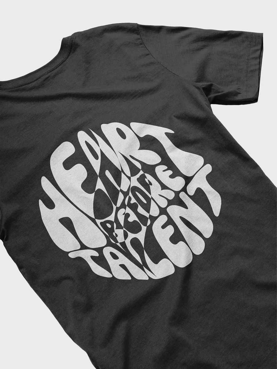 Heart Before Talent Tee | White product image (4)