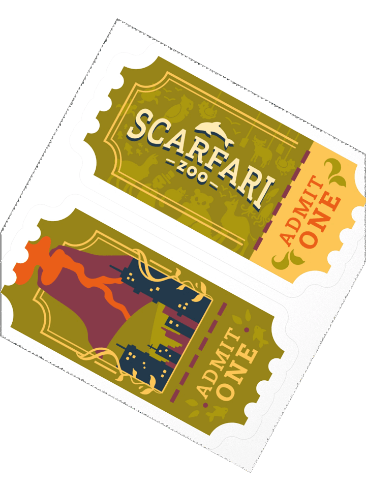 Scarfari Tickets Stickers product image (1)