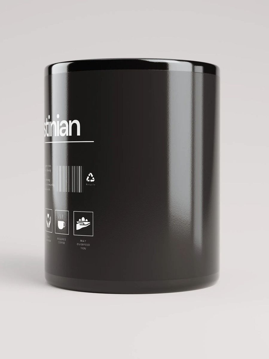 Palestinian Description Barcode Label Mug product image (3)
