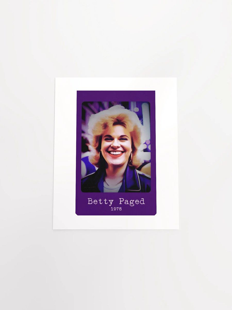 Betty Paged 1978 - Print product image (4)