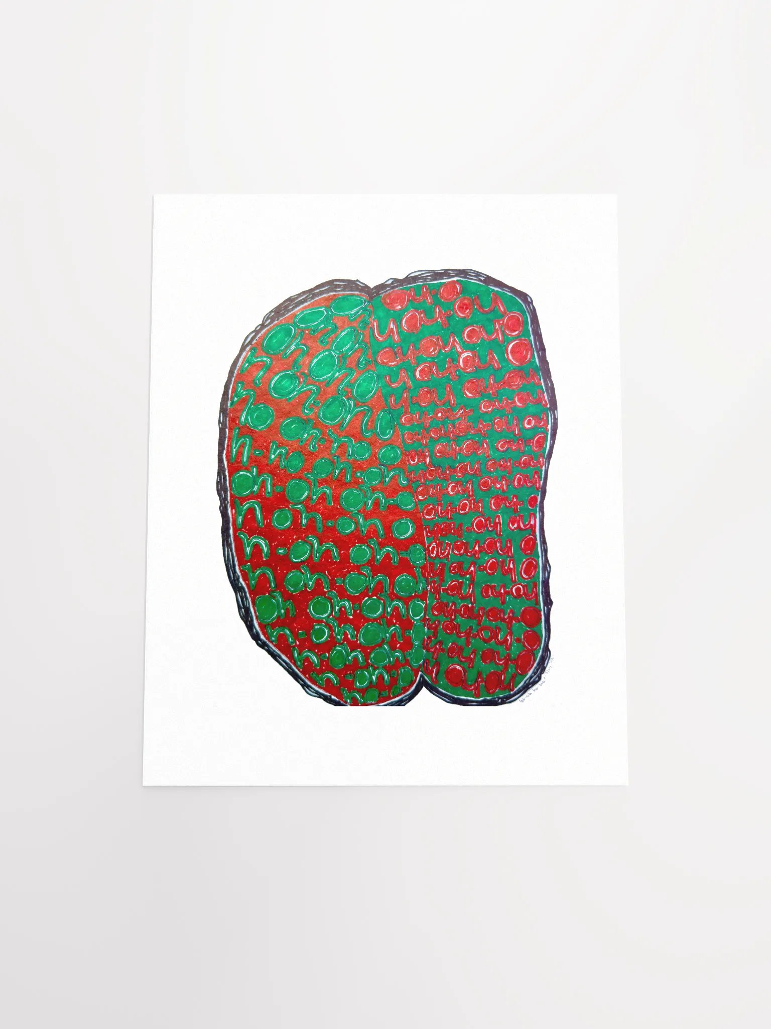 Oh Oh Ho Ho Print product image (5)