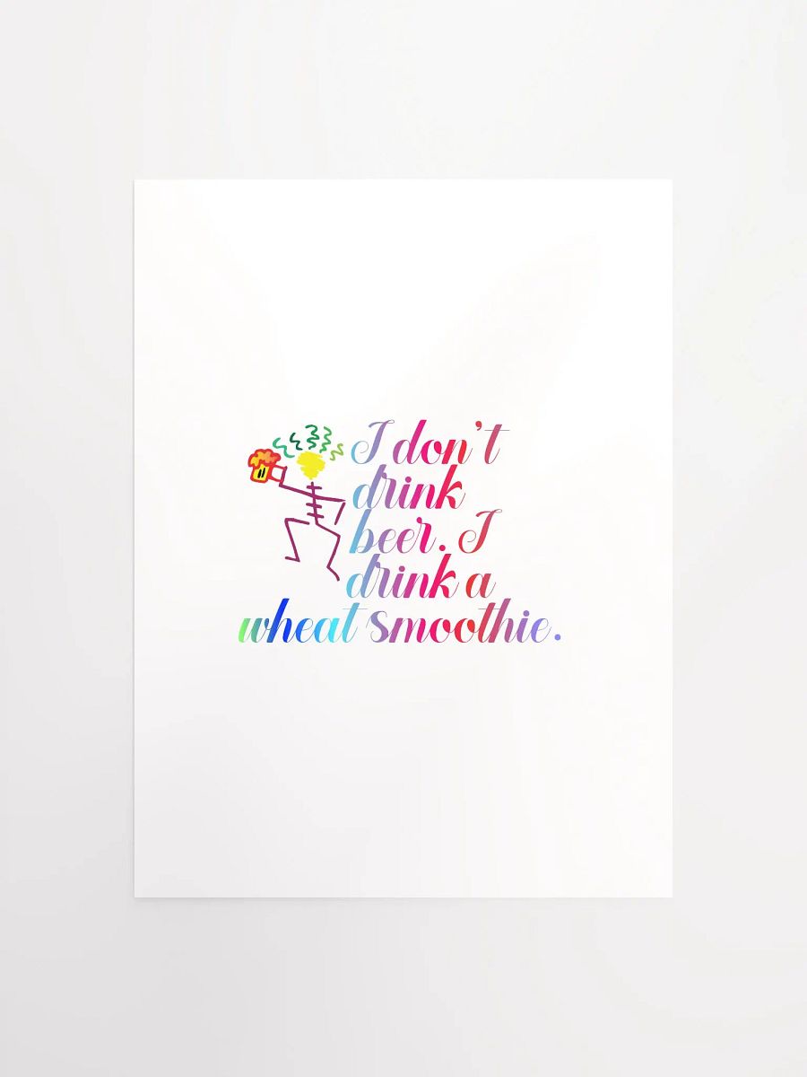 I don't drink beer. I drink a wheat smoothie. product image (5)