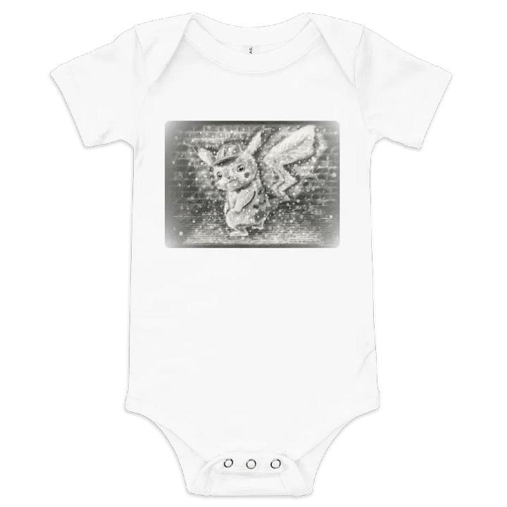 Nashīnasu - Pikachu White Baby Onesie product image (1)