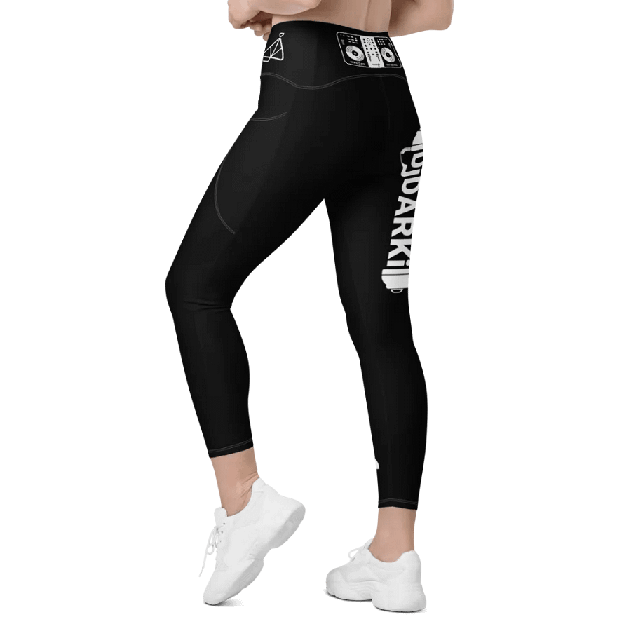 All-Over Print Crossover Leggings with Pockets product image (10)