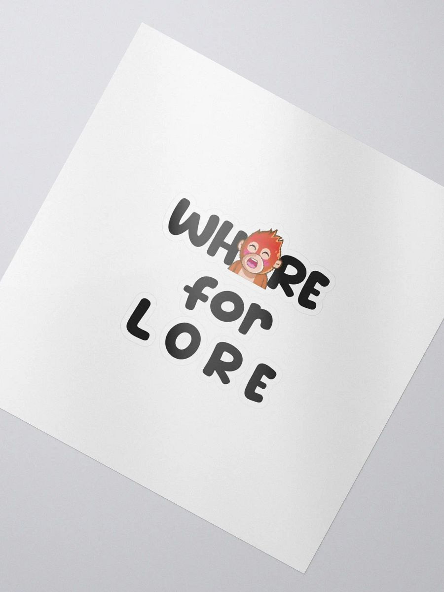 Lore Lover Sticker product image (2)