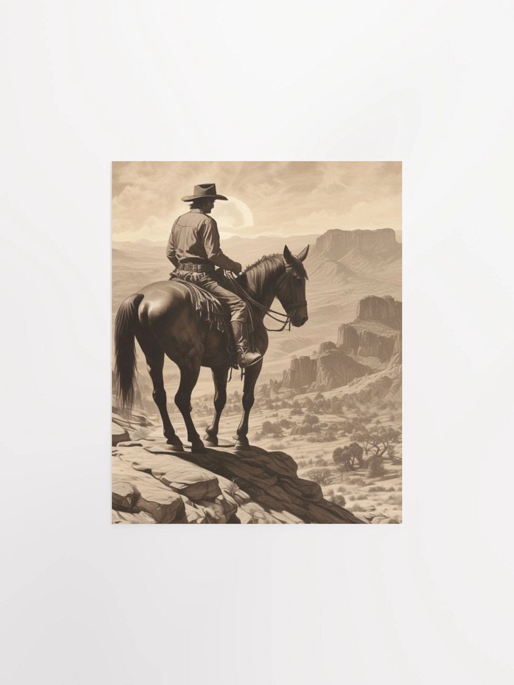 High Desert Cowboy Poster product image (1)
