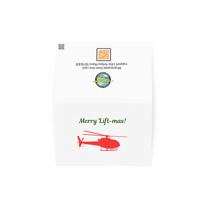 Merry Lift-mas Card- Helicopter product image (2)