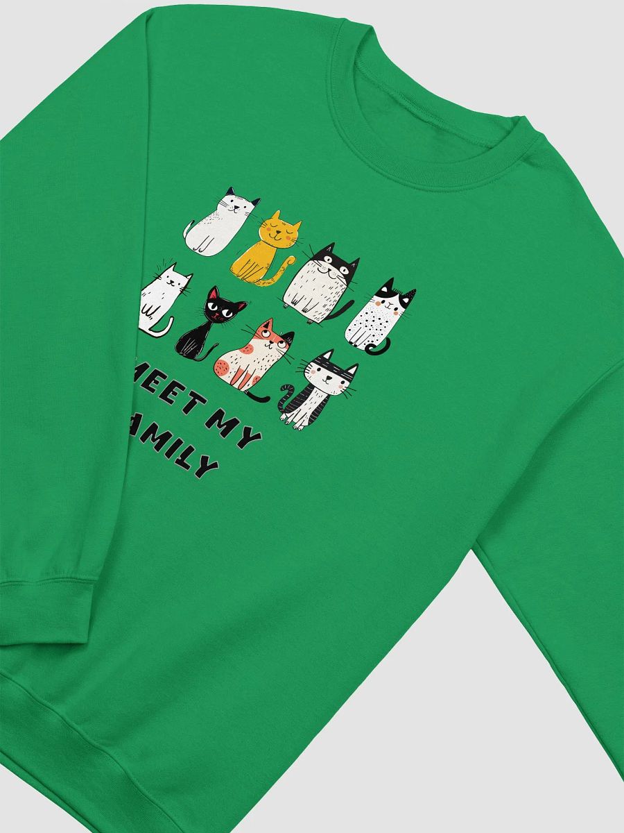 Whimsical Cats Crewneck Sweatshirt product image (13)