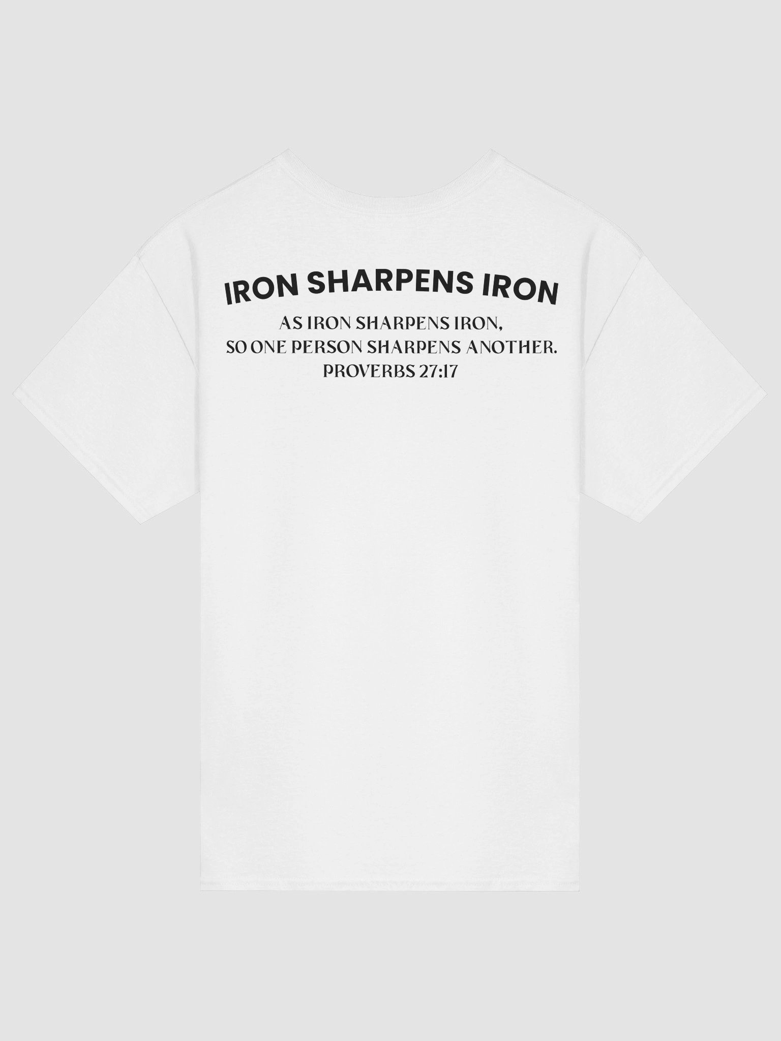 Beards for Jesus - Iron Sharpens Iron - Black Logo product image (110)