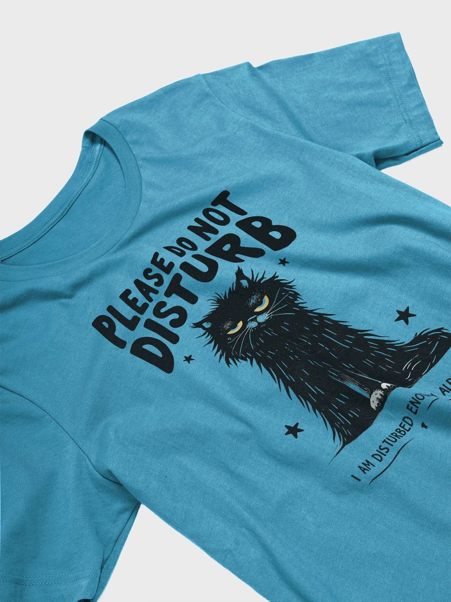 Please Don't Bother Me Cat T-Shirt – A Statement of Feline Sass product image (3)