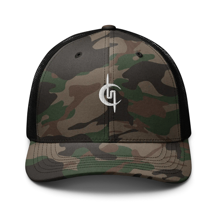 Pixel Maze Camo Trucker Hat product image (1)