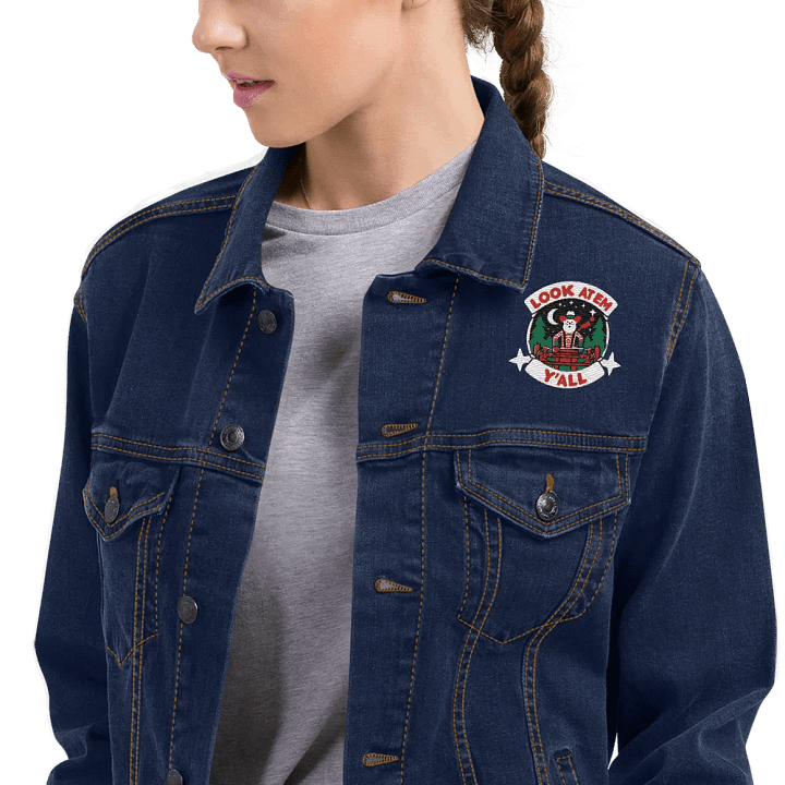 Look At 'Em Yall Funkatronian Denim Jacket product image (1)
