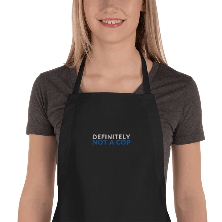 DEFINITELY NOT A COP - APRON product image (1)