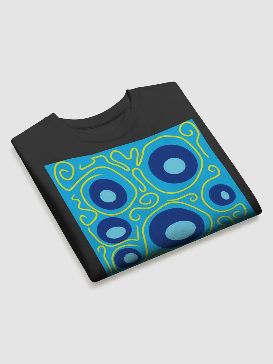 Blue bubbles Abstract Sweatshirt product image (3)