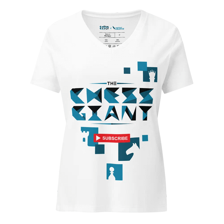 The Chess Giant logo women's v-neck t-shirt product image (1)