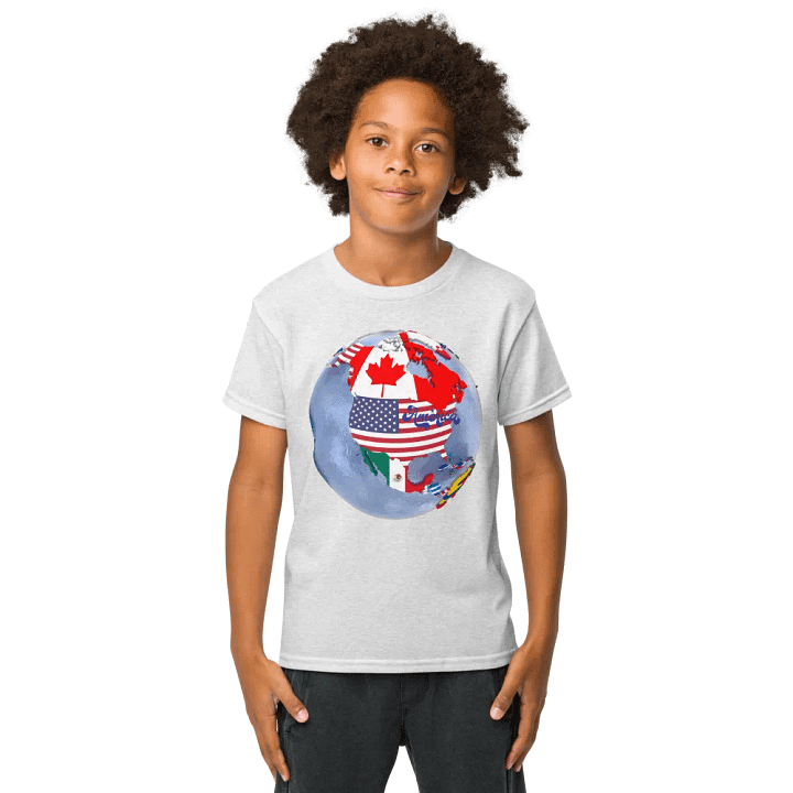 Kids T-Shirt World Map Countries product image (1)