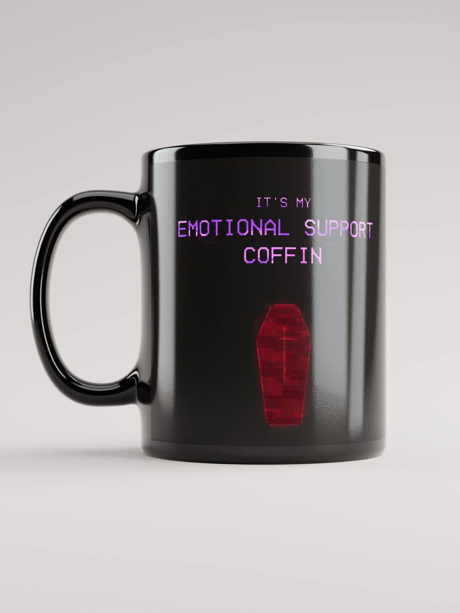 Emotional Support Coffin Mug (Left Handed) product image (6)