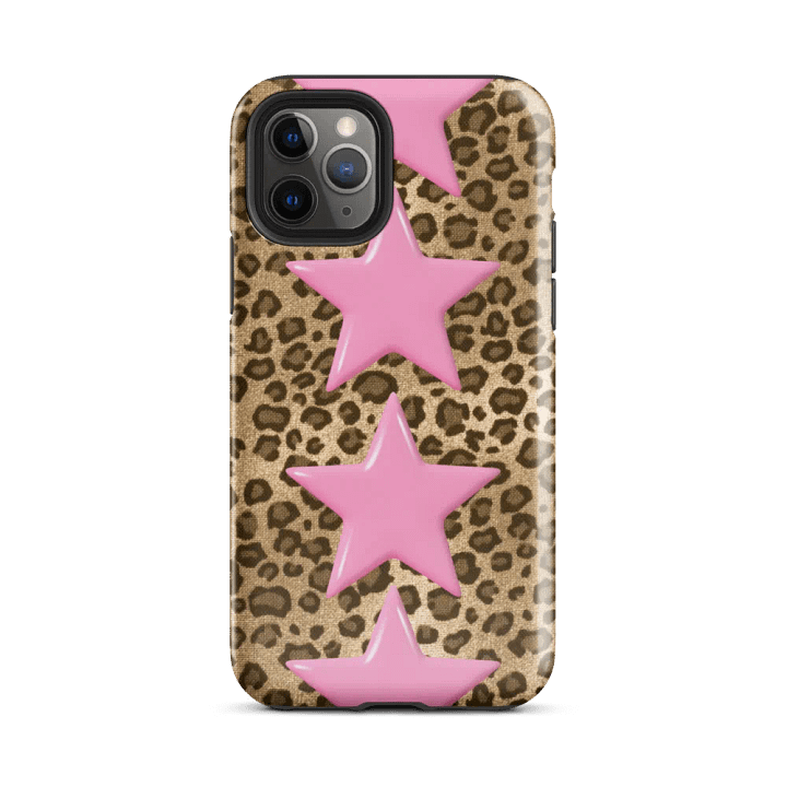 pink cheetah i phone case product image (2)