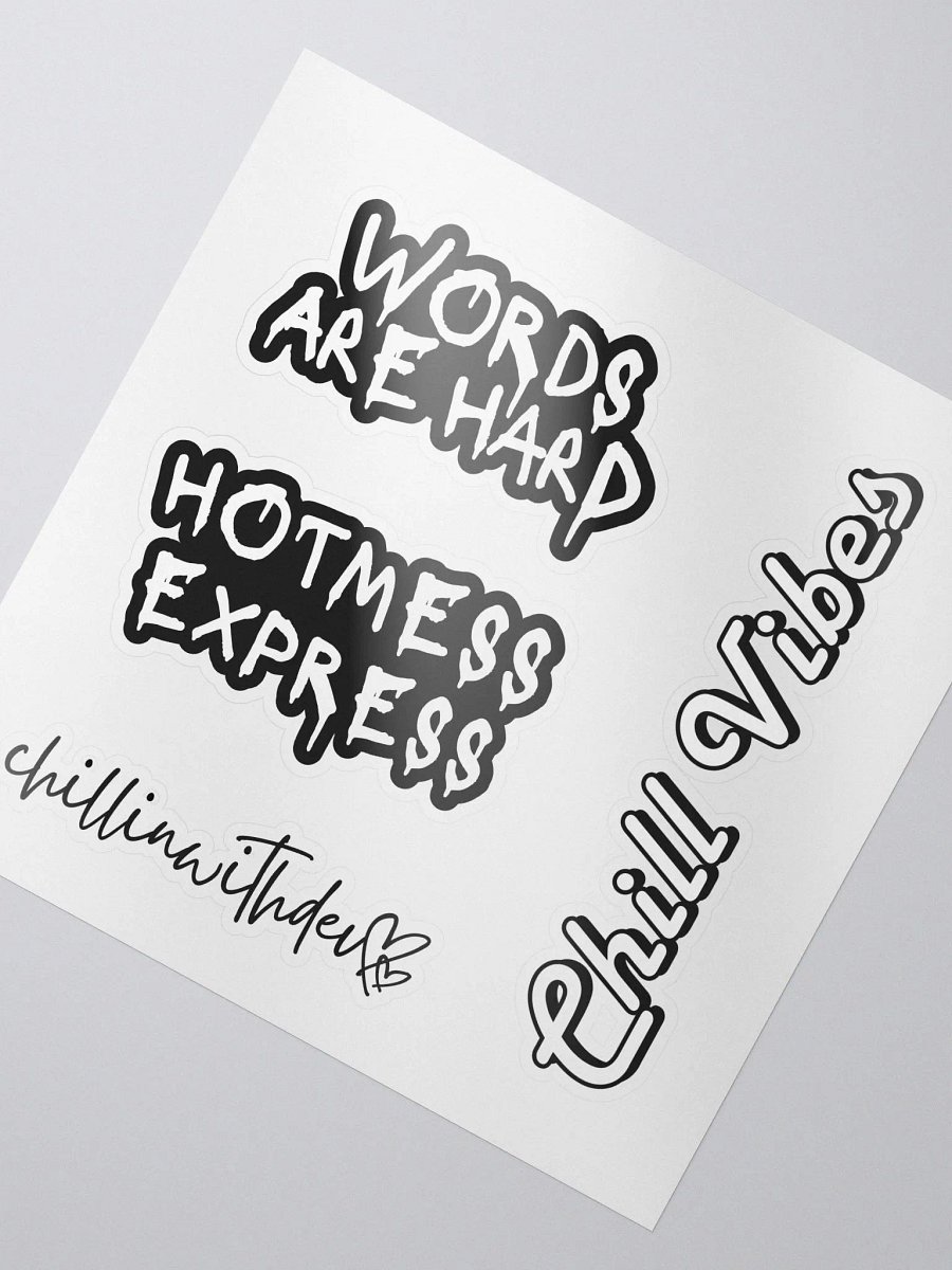 Black & White Sticker Pack product image (2)