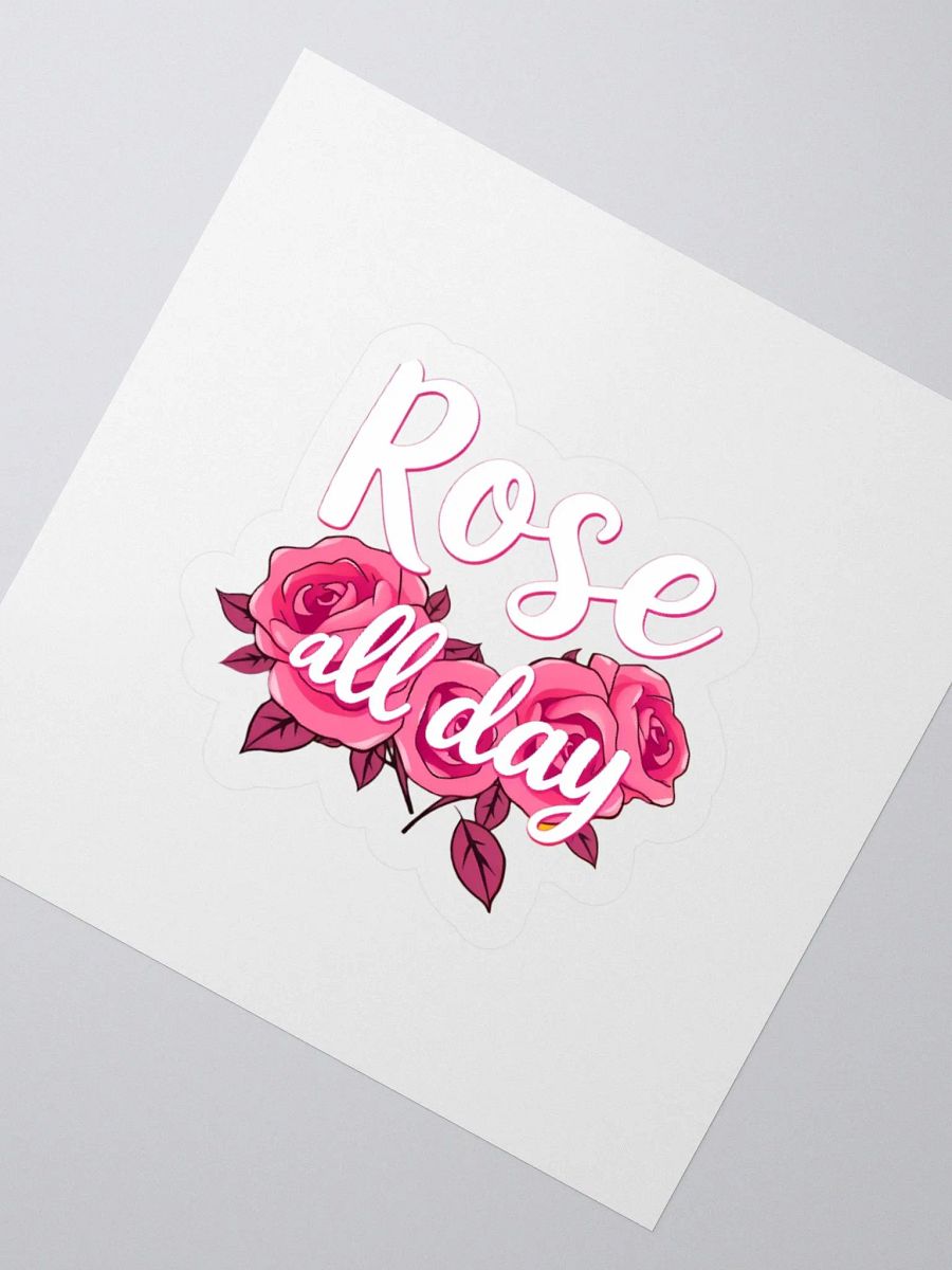 Rose All Day Kiss Cut Stickers product image (8)