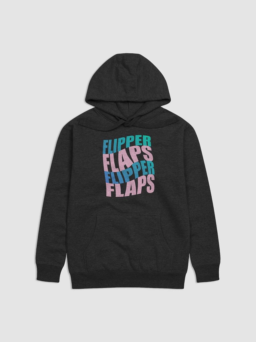 FlipperFlaps (Teal & Pink Text) Hoodie product image (9)