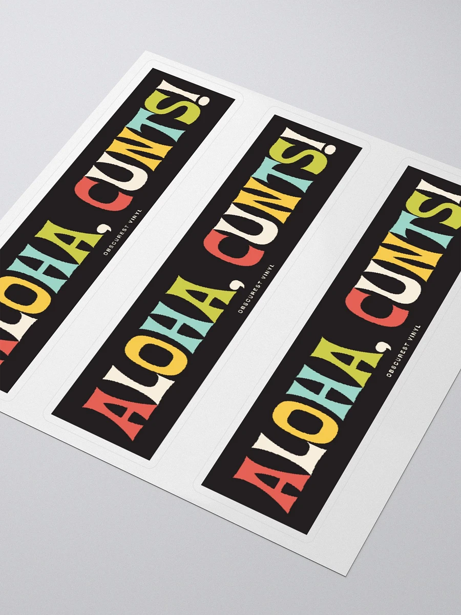 Aloha Cunts! Stickers product image (3)