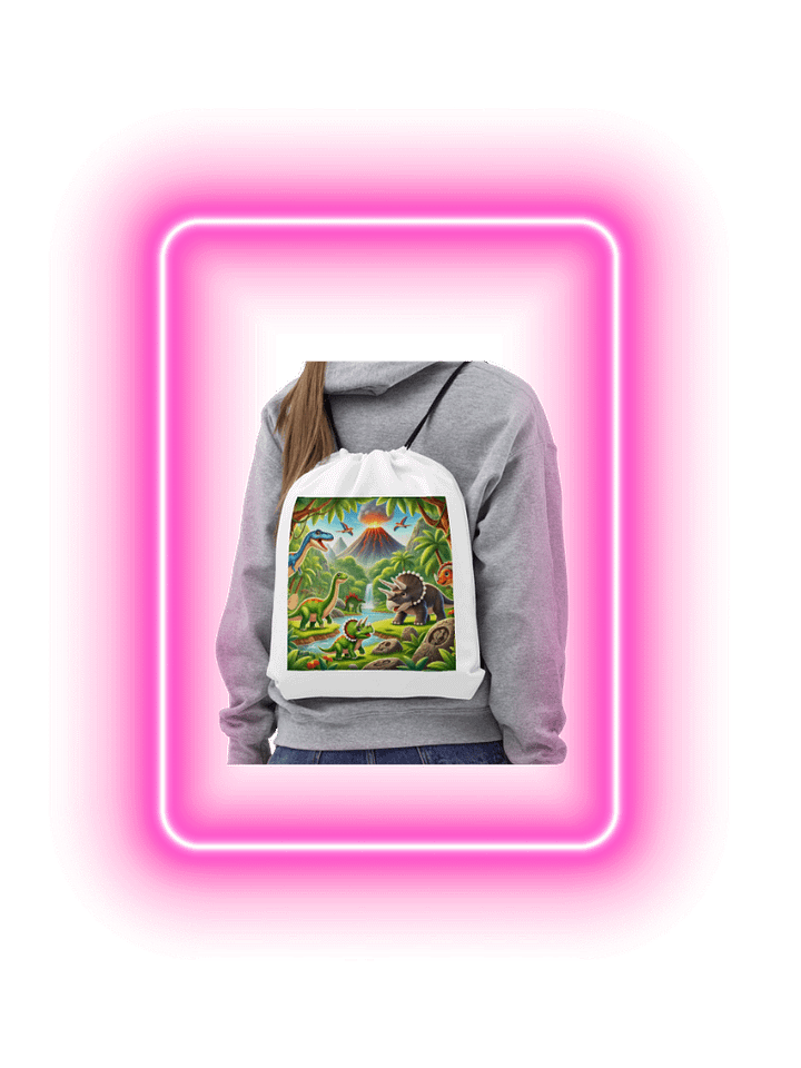 Dino Adventure Drawstring Bag product image (2)