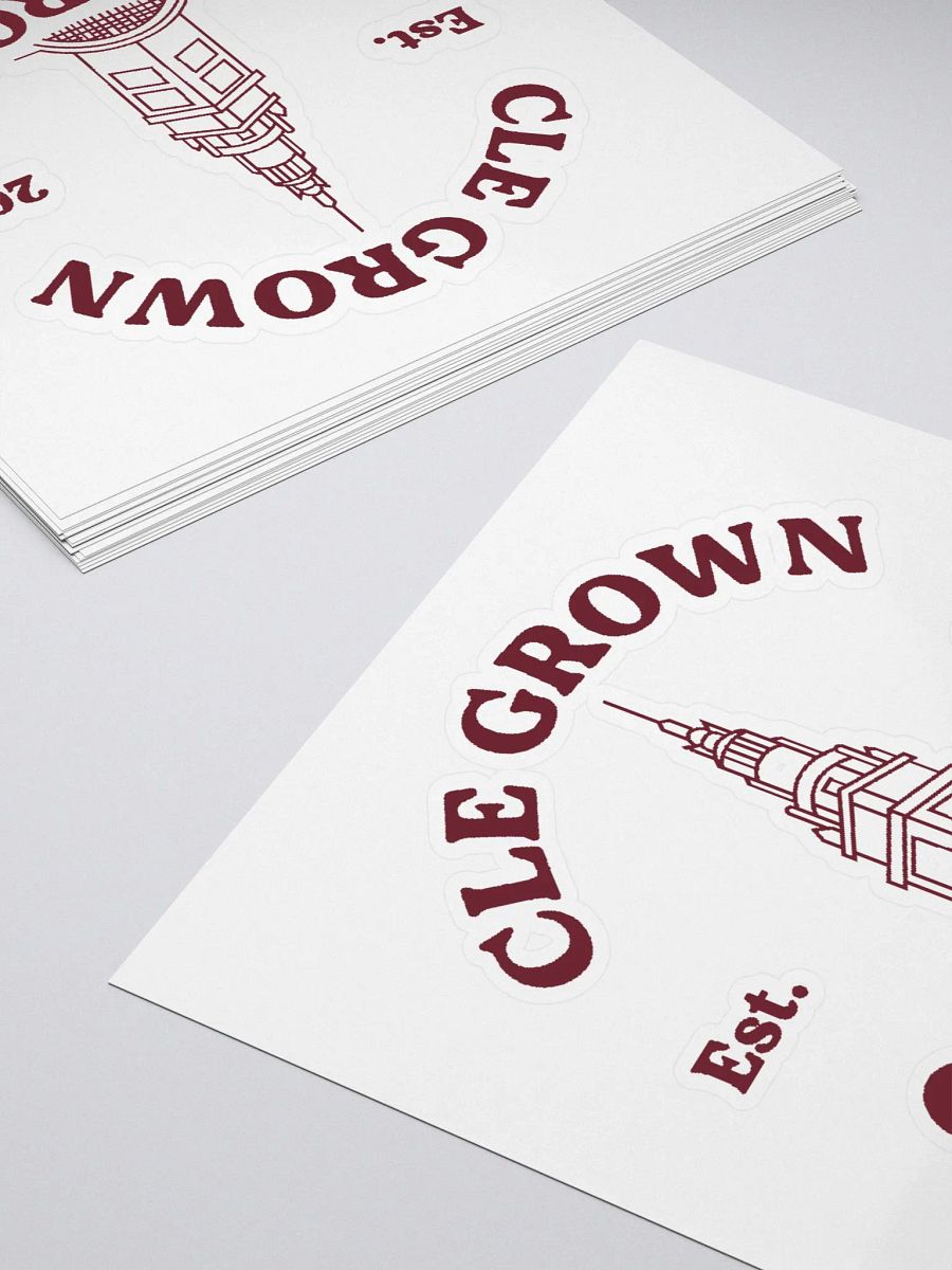 Cleveland Grown, Cleveland Proud Sticker (Basketball Edition) product image (4)