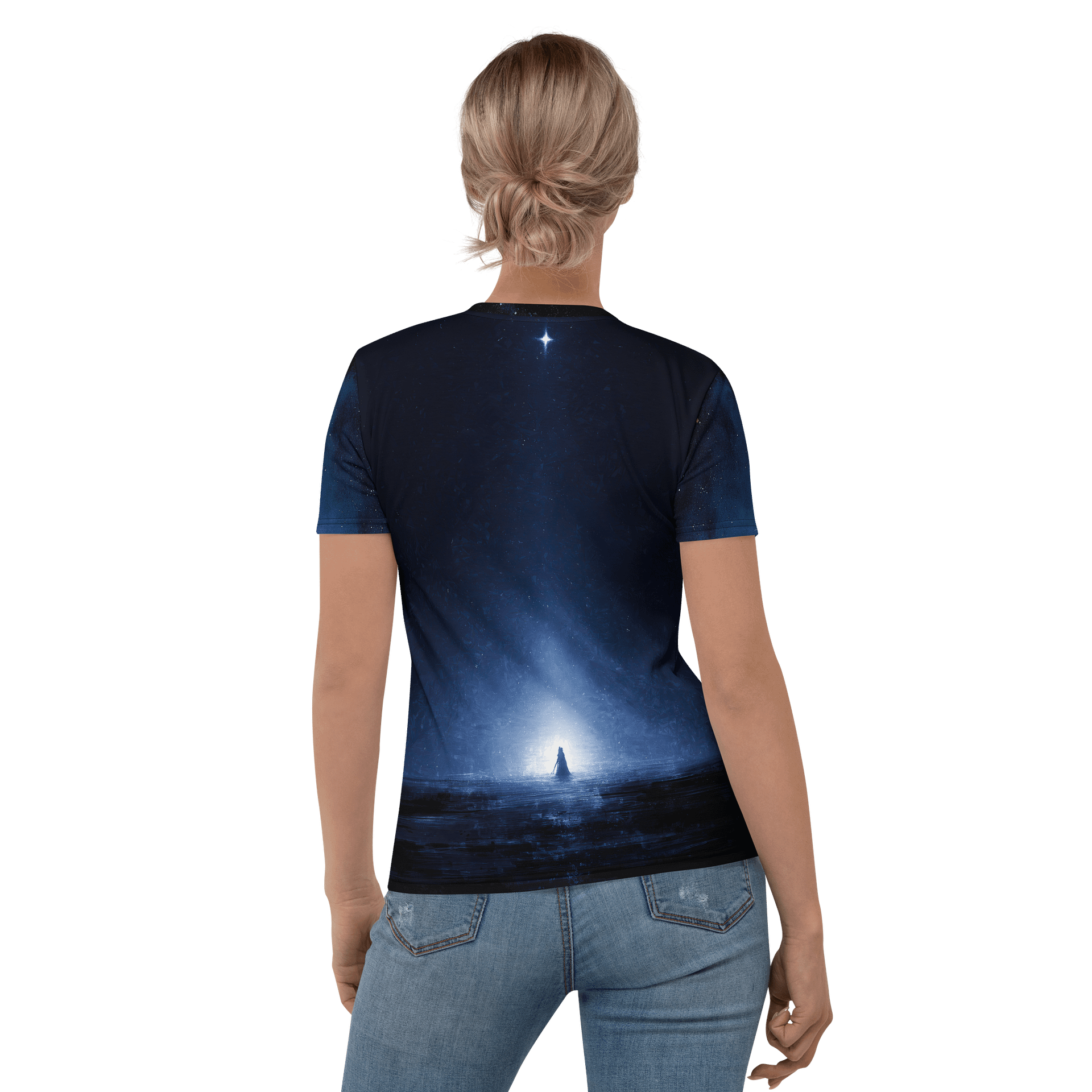 Ethereal Nightfall – Gothic Anime Girl T-Shirt product image (3)
