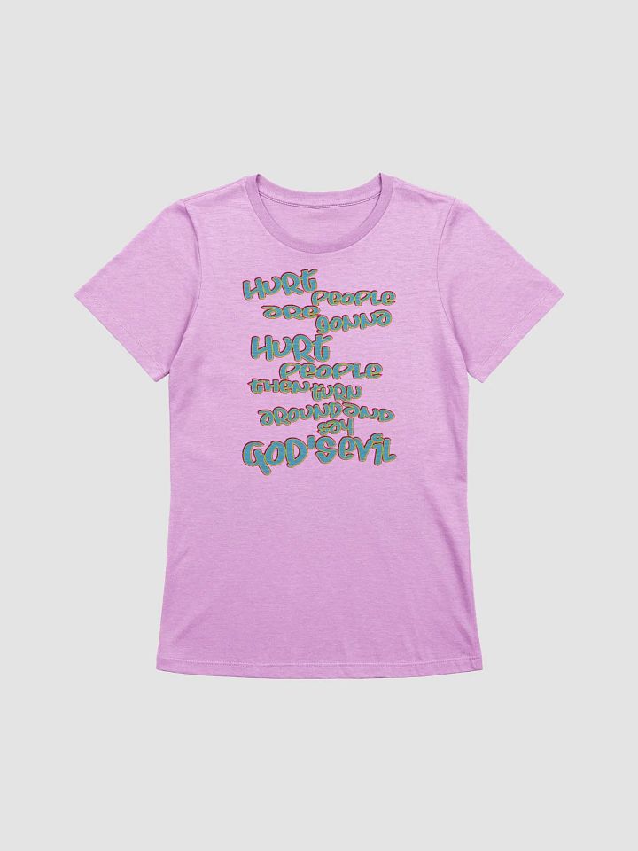 Hurt People - Blue Graffiti - Bella+Canvas Women's Supersoft Relaxed-fit T-Shirt product image (2)