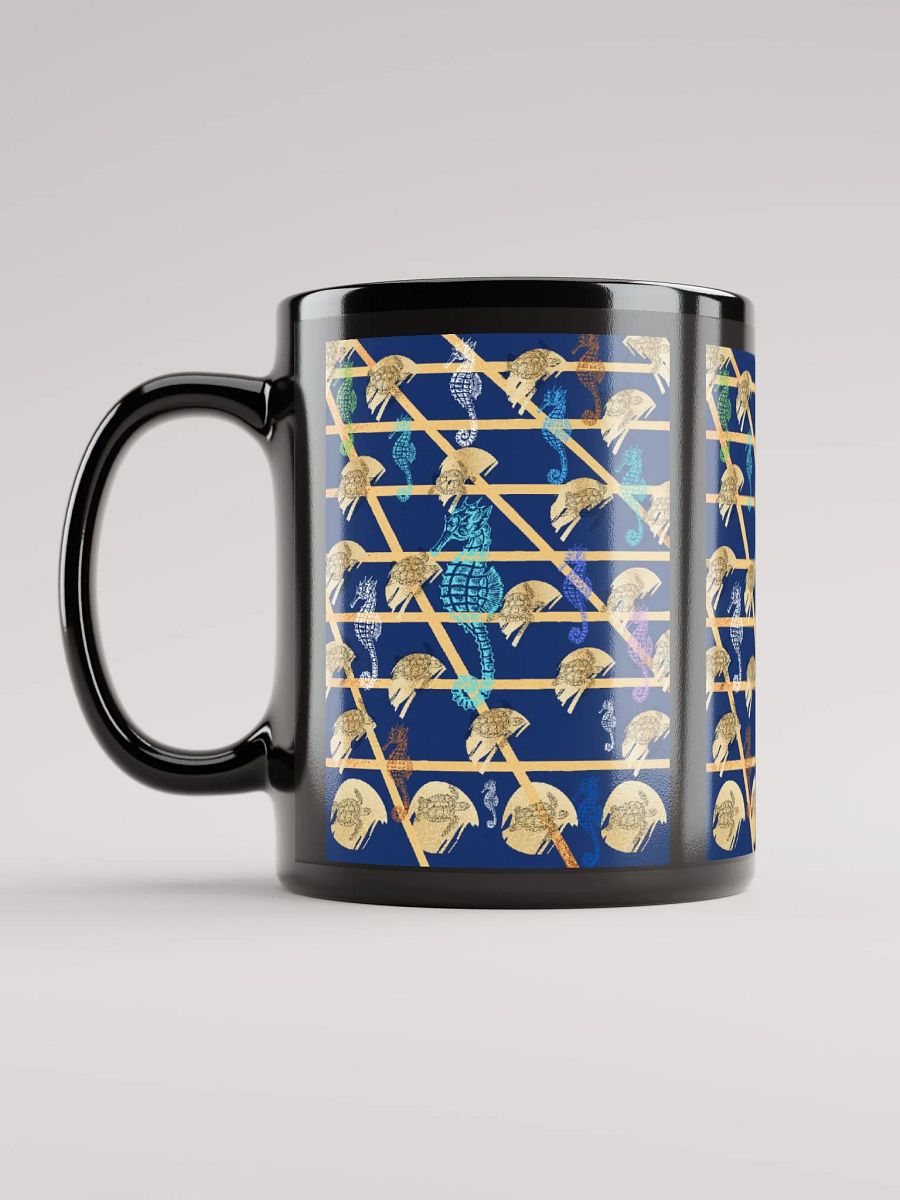 JoBeth Nautical ⚓ Black Glossy Mug product image (12)