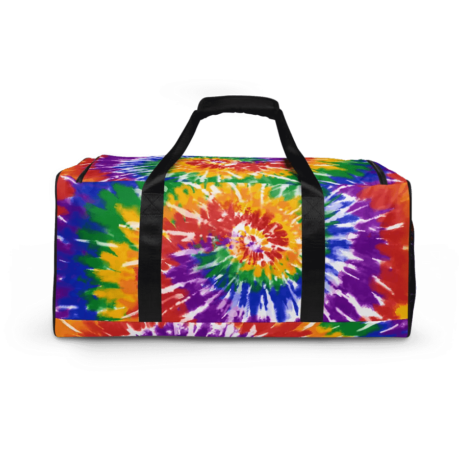 Rainbow tie dye duffle bag product image (5)