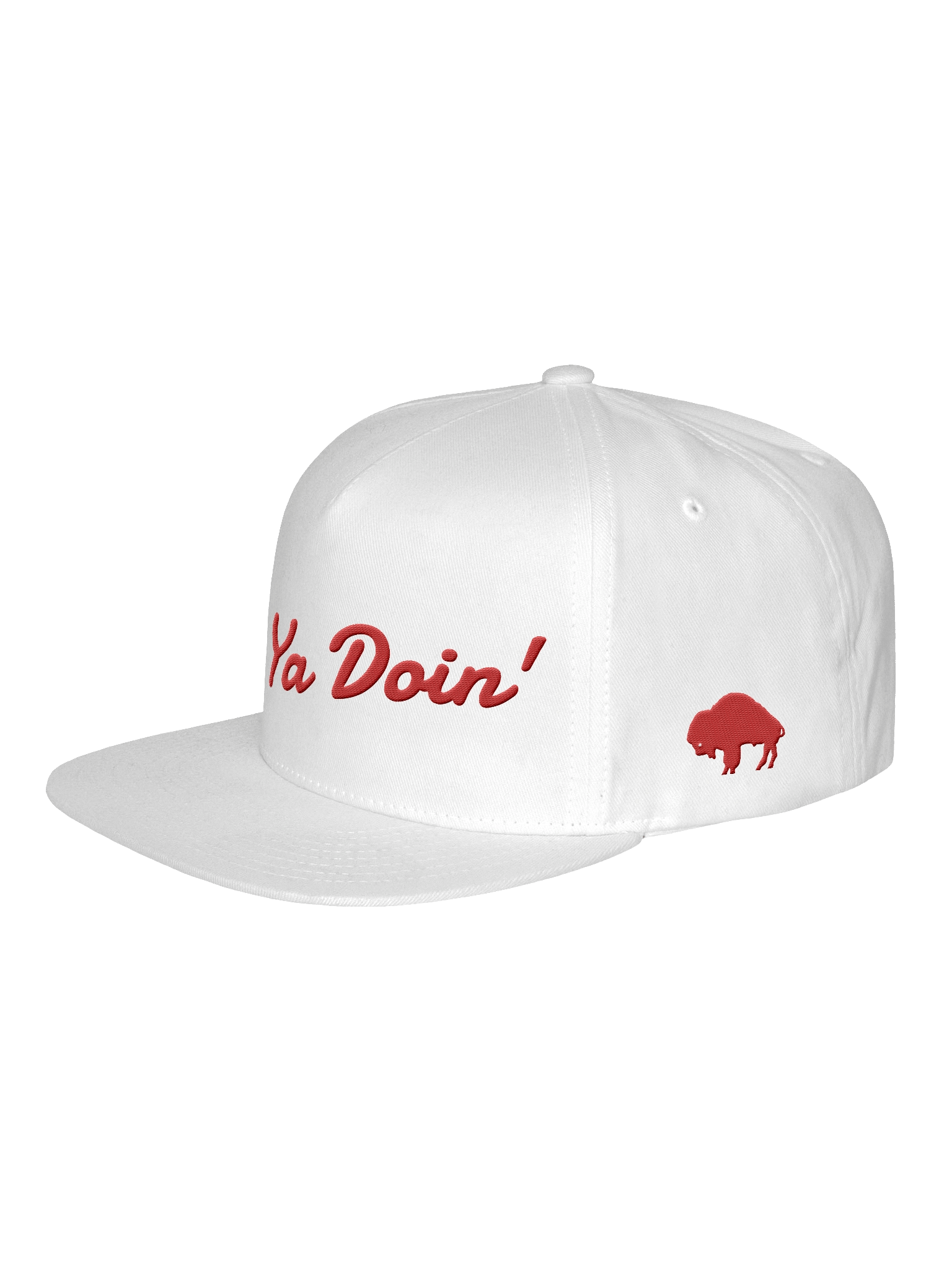 LIL MO 'How Ya Doin' Snapback Cap WHITE product image (3)