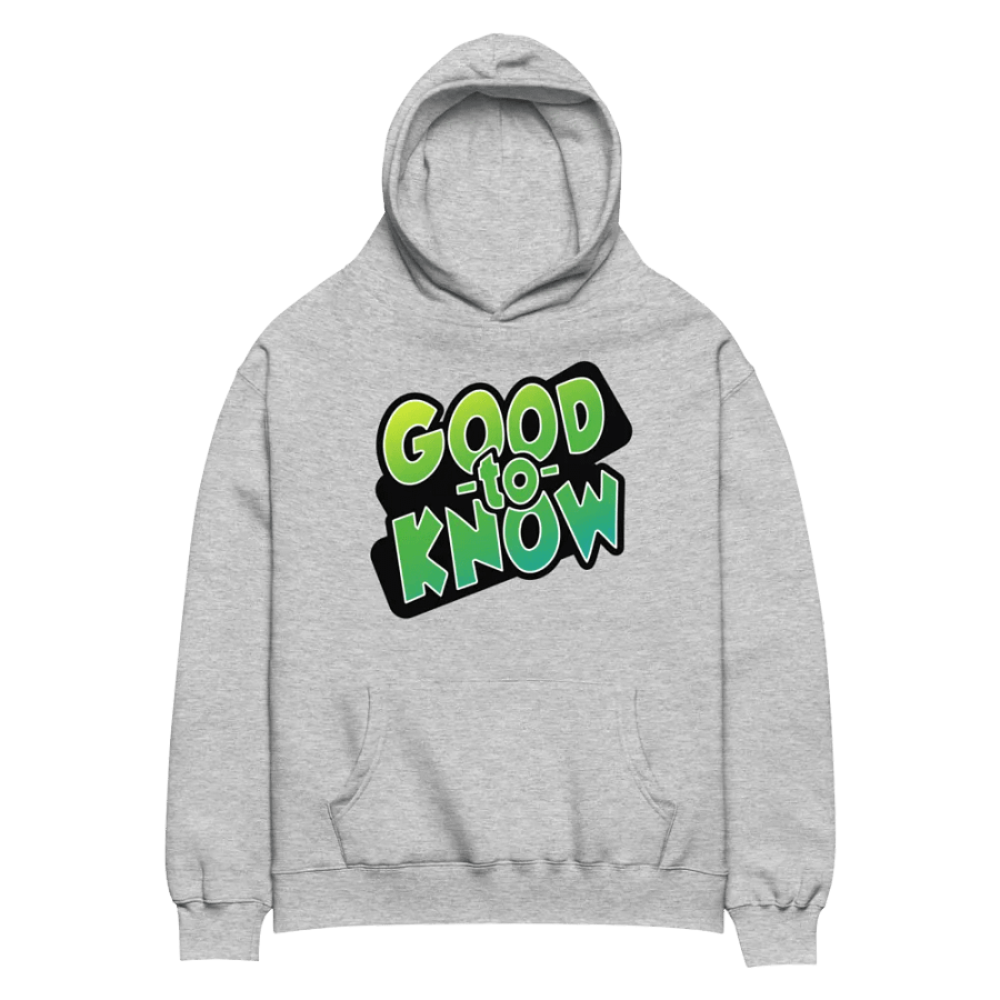 Good to Know Hoodie product image (2)