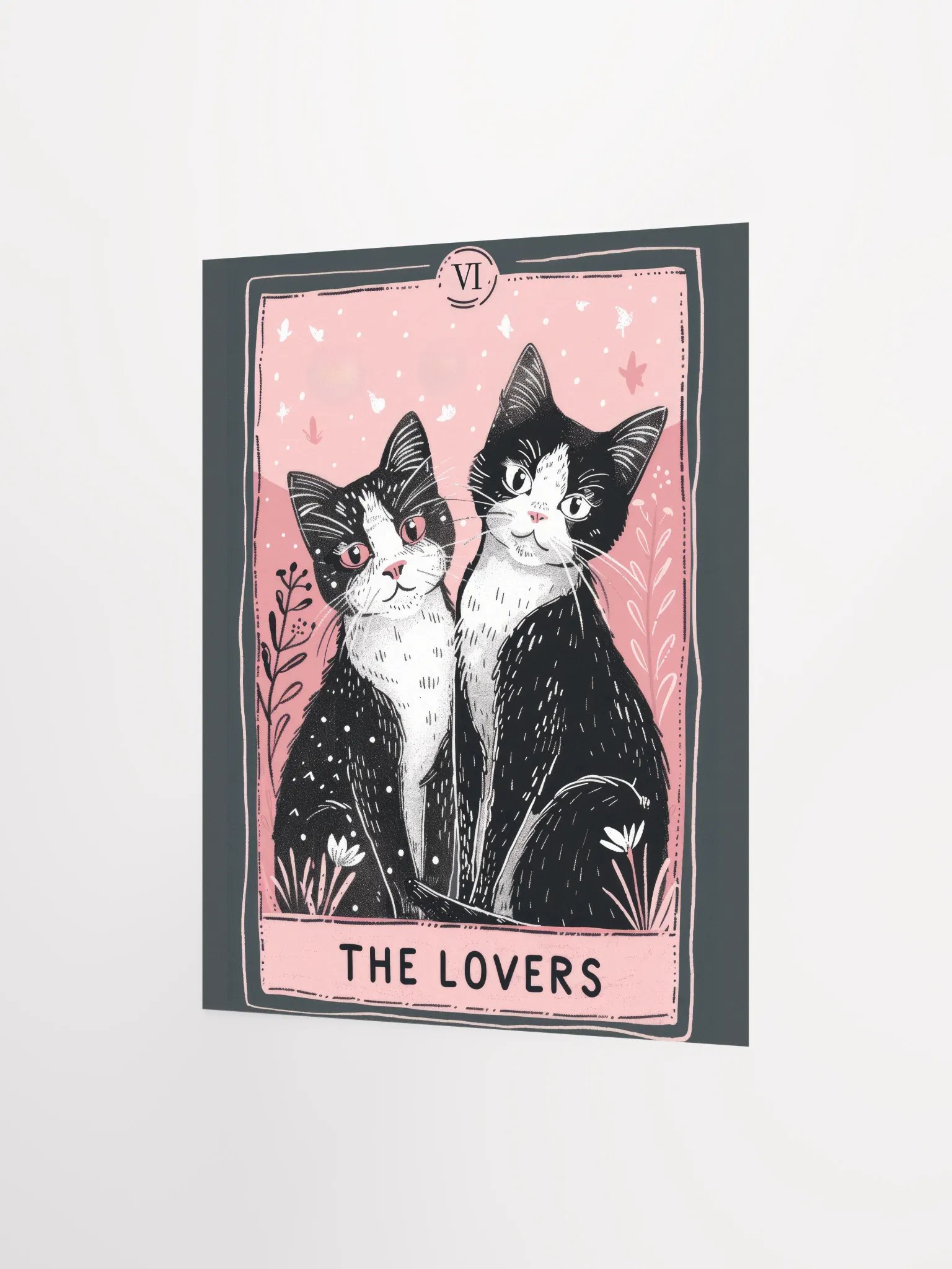 The Lovers Tarot Card Feline Art Print product image (11)