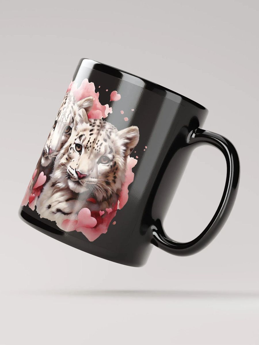 Snuggle Safari Coffee Mugs: Sip in Style with our Adorable Snow Leopards! 🐾💖 product image (4)